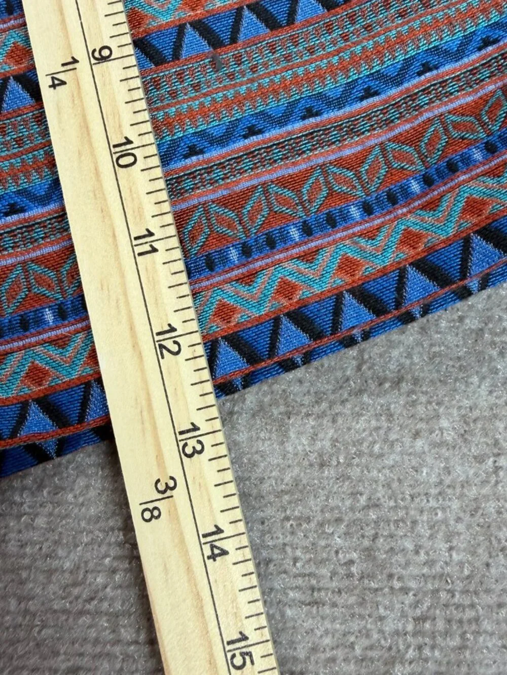 J.Crew Tribal Geometric Jacquard Shorts Blue Orange Size 10